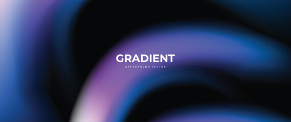 Wall Mural - abstract vibrant gradient mesh background vector. saturated colors blurred fluid texture for modern 