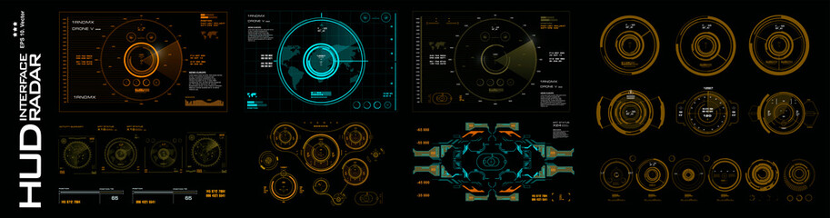Poster - big collection sight guidance systems, airborne radar targets and aeronautical devices. digital homi