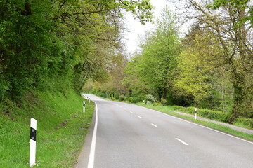 Wall Mural - country road in Sûr valley, Luxembourg