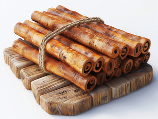 Sticker - cinnamon sticks and anise