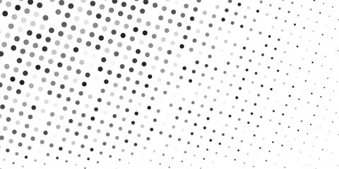 Wall Mural - Background with black dots - stock vector. Basic halftone dots effect in black and white color. Halftone effect. Dot halftone. Black white halftone.modern dots arts halftone abstract