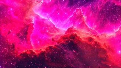 Wall Mural - the night sky is illuminated by a mesmerizing cluster of stars, creating a breathtaking view, vivid 