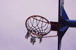 old street basket hoop, sports equipment