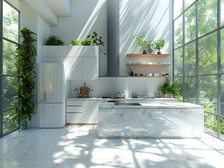 Sticker - modern kitchen interior