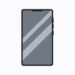 Smartphone Flat Illustration. Perfect for different cards, textile, web sites, apps