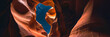 Antelope Canyon's red rock formations
