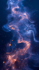 Wall Mural - background is blue