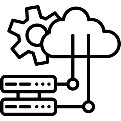 Poster - Cloud Server Icon