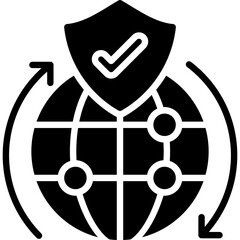 Sticker - Global Protection Icon