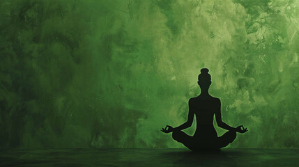 Wall Mural - Serene Lotus: Harmony in Green