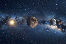 Astounding Syzygy: The Spectacular Alignment Of The Sun, Earth And Moon In The Night Sky