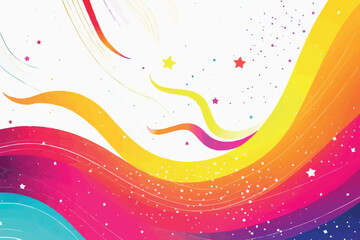 vintage background abstract flower with colorful blots. vector design