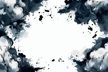 Fototapete - Comic Blank Speech Bubble With Copy Space Over Color Background Design. Empty Template In Explosion Framework Representing Advertisement And Promoting Business.