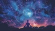 Cosmic Meditation Bridging Zodiac Signs and Spirituality