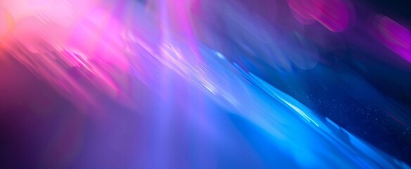 Poster - Vibrant Light Leaks and Lens Flare Background
