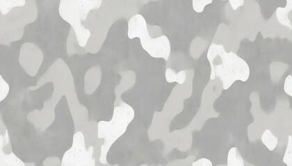 seamless rough textured military hunting paintball camouflage pattern in light urban grey background wallpaper abstract 4k created with generative ai	