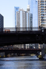 Wall Mural - Architecture in the downtown of Chicago, Illinois