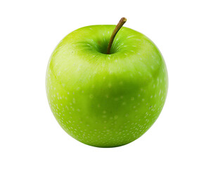 green apple isolated on white