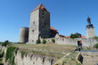 Türme und Mauern auf der Burg Querfurt in Sachsen-Anhalt
