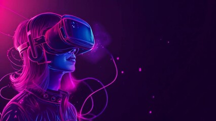Poster - Woman Experience Virtual Reality Education