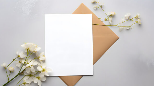 Digital flower blank card decoration abstract graphic poster web page PPT background