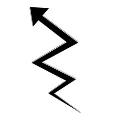 Poster - Hand Drawn doodle emphasis arrow icon. vector graphic illustration