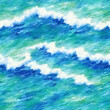 Sea background, seamless all sides
