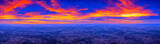 Fototapeta Do przedpokoju - Cloudy sunset background