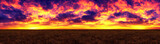 Fototapeta Do przedpokoju - Cloudy sunset background