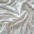 Wallpaper with white velvet fabric, texture background, AI generation