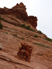 Canvas Print - Red rock scenic byway Sedona Arizona Etats-Unis