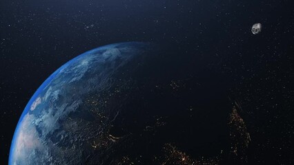 earth 3d photorealistic 4k loop