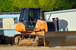 Bulldozer on construction site