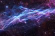 Luminous tendrils of plasma dancing across a starlit expanse, casting ethereal shadows.