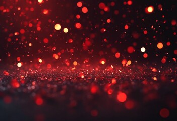 Wall Mural - 'dark lights red perftect texture overlays. glitter fire particles background. abstract embers desig