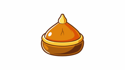 Aufkleber - A mediumbodied oil with a slightly toasty taste and a deep earthy aroma often used in traditional Asian cooking.  on white background . Cartoon Vector.