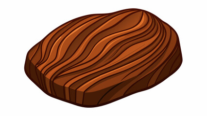 Aufkleber - A rich dark brown wood with a smooth texture and faint swirling grain patterns. It is often used to make furniture and musical instruments due to its. Cartoon Vector.