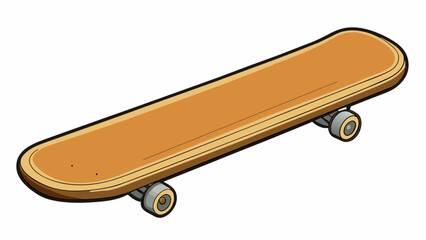 Aufkleber - A skateboard is made up of a sy deck that is made of layers of wood or other materials. The length and width may vary but it is typically around 31. Cartoon Vector.