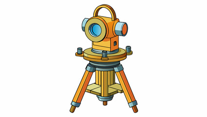 Poster - A tant is a complex instrument with multiple components including a protractor an index arm and a horizon mirror. It requires skill and precision to. Cartoon Vector.