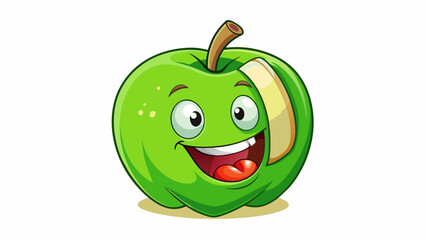 Poster - The g had a delightful mix of tart and sweet flavors creating a refreshing and mouthwatering taste. Its skin was thick and pliable easily peeled away. Cartoon Vector.