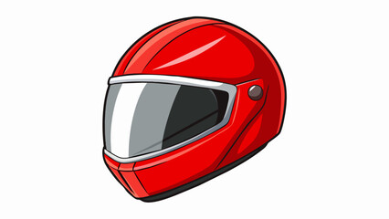 Aufkleber - The helmet had a sleek aerodynamic design with a pointed visor and a bright red color. It was lightweight and felt sy providing full coverage for the. Cartoon Vector.