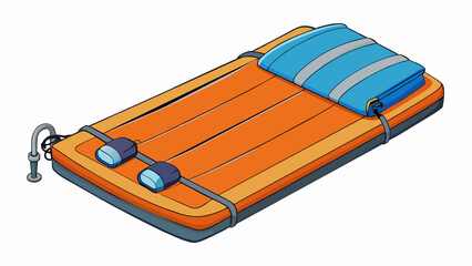 Aufkleber - This sleeping pad is a selfinflating foam mat ideal for hikers and mountaineers. It has a nonslip surface and a contoured design that provides maximum. Cartoon Vector.
