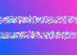Iridescent Paper. Party Serpentine. Light Texture. Laser Birthday Illustration. Pink Happy Background. Falling Design. Modern Ribbon. Holographic Glitter. Blue Iridescent Paper
