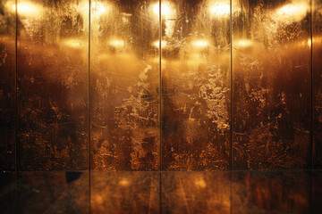 Aufkleber - A luxurious gradient from gold to bronze, providing a rich and upscale background for premium service presentations,