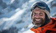 © Влада Яковенко - Portrait of happy man while up on ski slope, wearing helmet and goggles. Zillertal, Austria