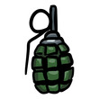 Grenade - Hand Drawn Doodle Icon