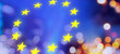 europa bunt vielfalt abstrakt lichter wahlen symbol zeichen