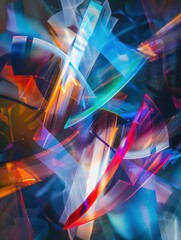 dynamic motion abstract background poster with fluid bright transparent graphics