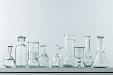 Wall Mural - Laboratory glassware from the