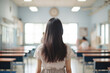 © design - 女性, 女の子, 学生, 女学生, 学校, 後ろ姿, 学生の後ろ姿, Female, girl, student, schoolgirl, back view, student back view